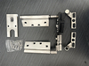 Factory folding door hardware system complete set folding door roller and stainless steel hinge