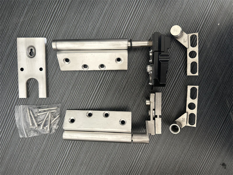 Factory folding door hardware system complete set folding door roller and stainless steel hinge
