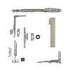 Competitive Price Tilt And Turn Window Hardware with Corner divide Aluminum Alloy Door Accessories