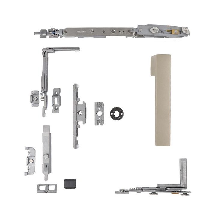 Competitive Price Tilt And Turn Window Hardware with Corner divide Aluminum Alloy Door Accessories