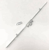 Transmission bar, upvc door and window espagnolette rod, espagnolette window lock