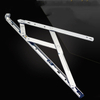 Hot Sale 304 stainless steel security style 4 bar casement parallel plastic window side limit restrictor arm friction hinge