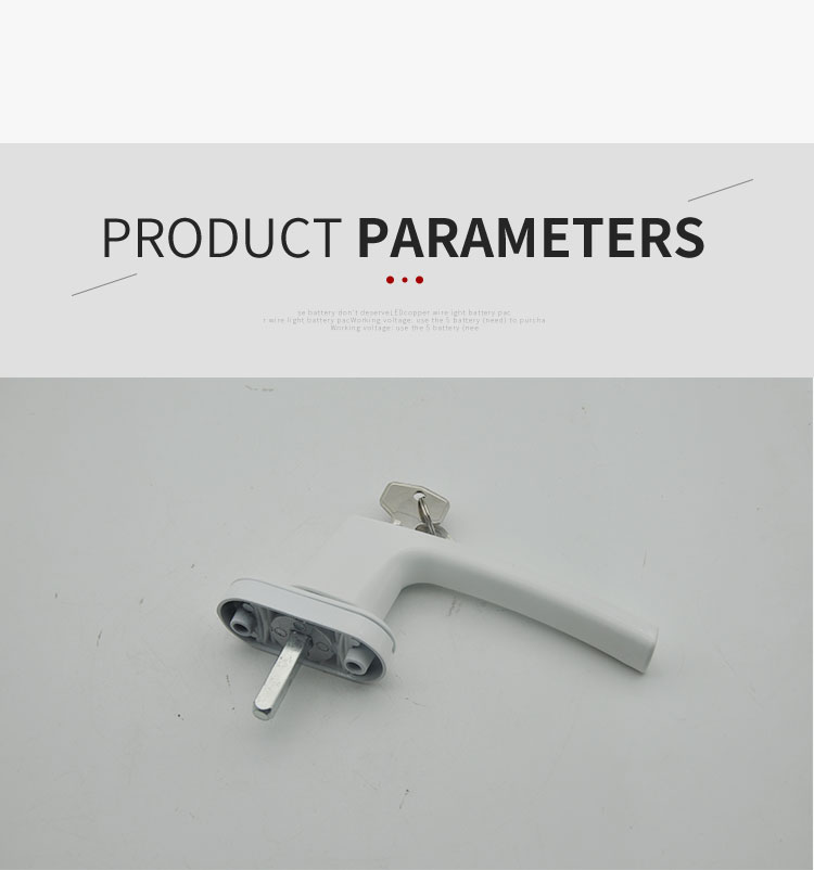 Casement Window Handle with Key UPVC Round Handle 63.02008