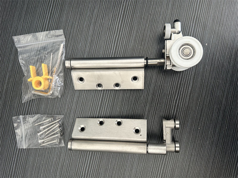 Factory folding door hardware system complete set folding door roller and stainless steel hinge