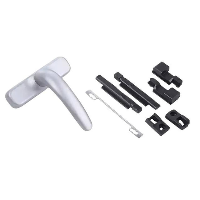 Aluminium Windows Accessories Metal Material Multi Point Handle Lock For Doors And Windows