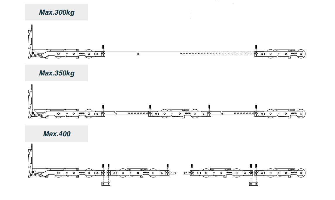 High Security Door And Window Hardware Heavy Duty Lift And Slide Door Hardware Accessories