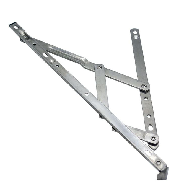 Hot Sale 304 stainless steel security style 4 bar casement parallel plastic window side limit restrictor arm friction hinge